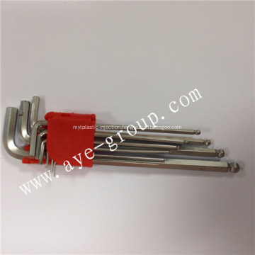 Ball head long hex key with 9 pcs